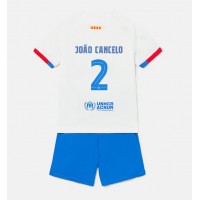 Billiga Barcelona Joao Cancelo #2 Barnkläder Borta fotbollskläder till baby 2023-24 Kortärmad (+ Korta byxor)
